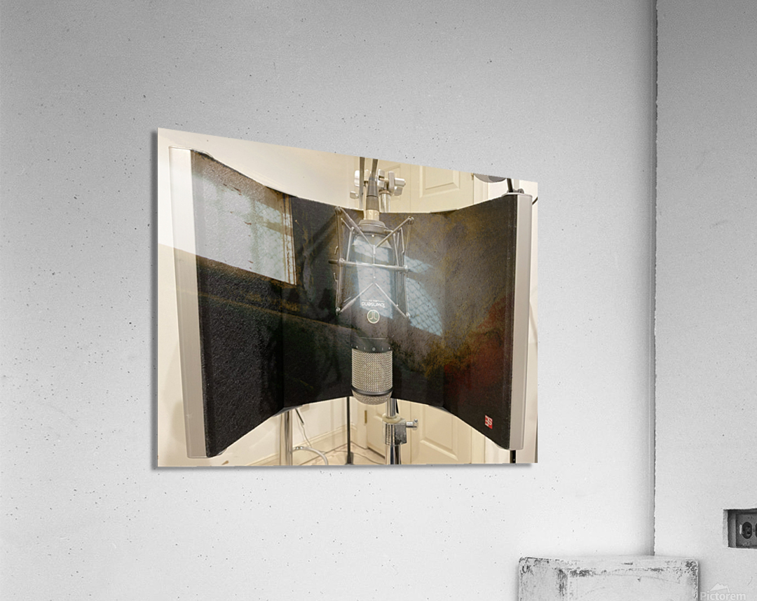 Vocals In The Studio Acrylic Print