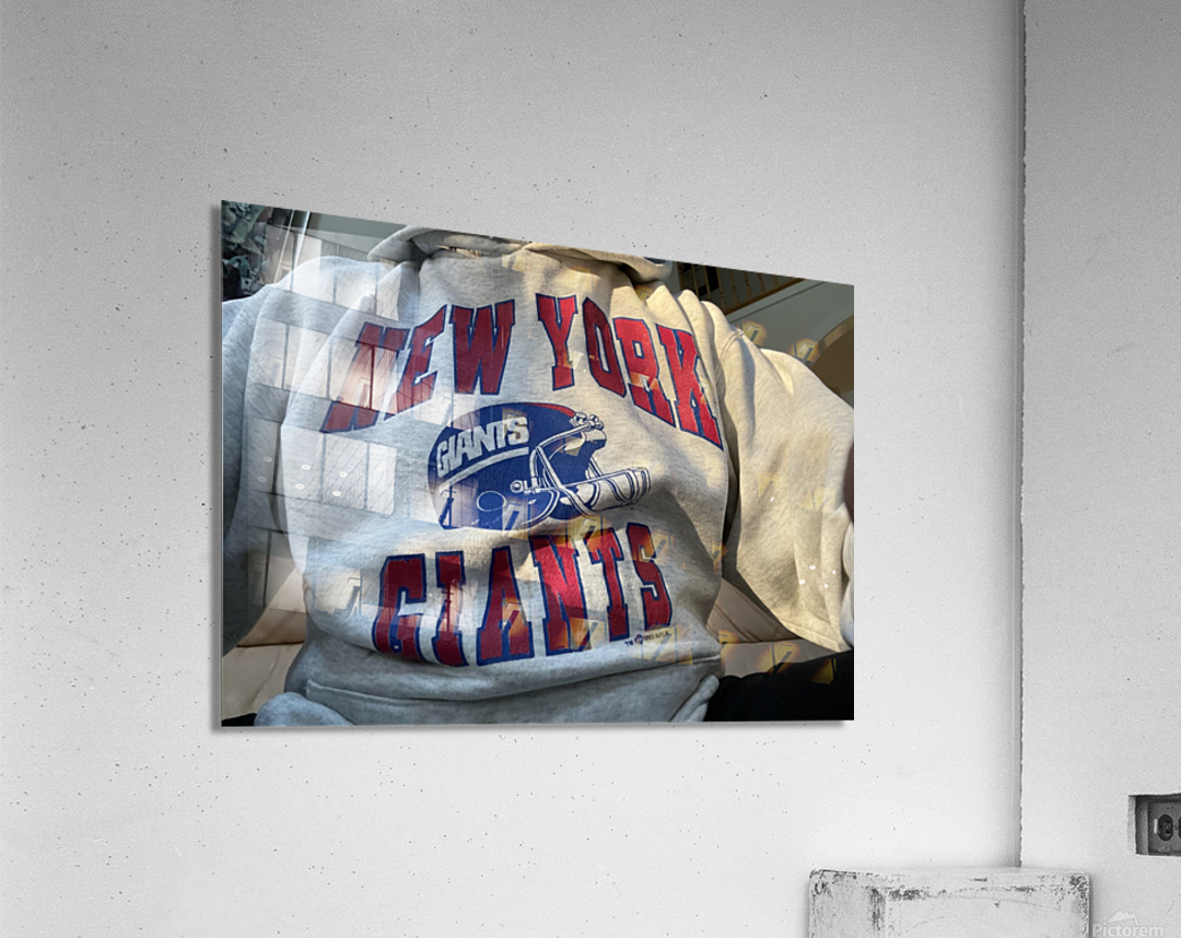 NYG Hoodie Acrylic Print