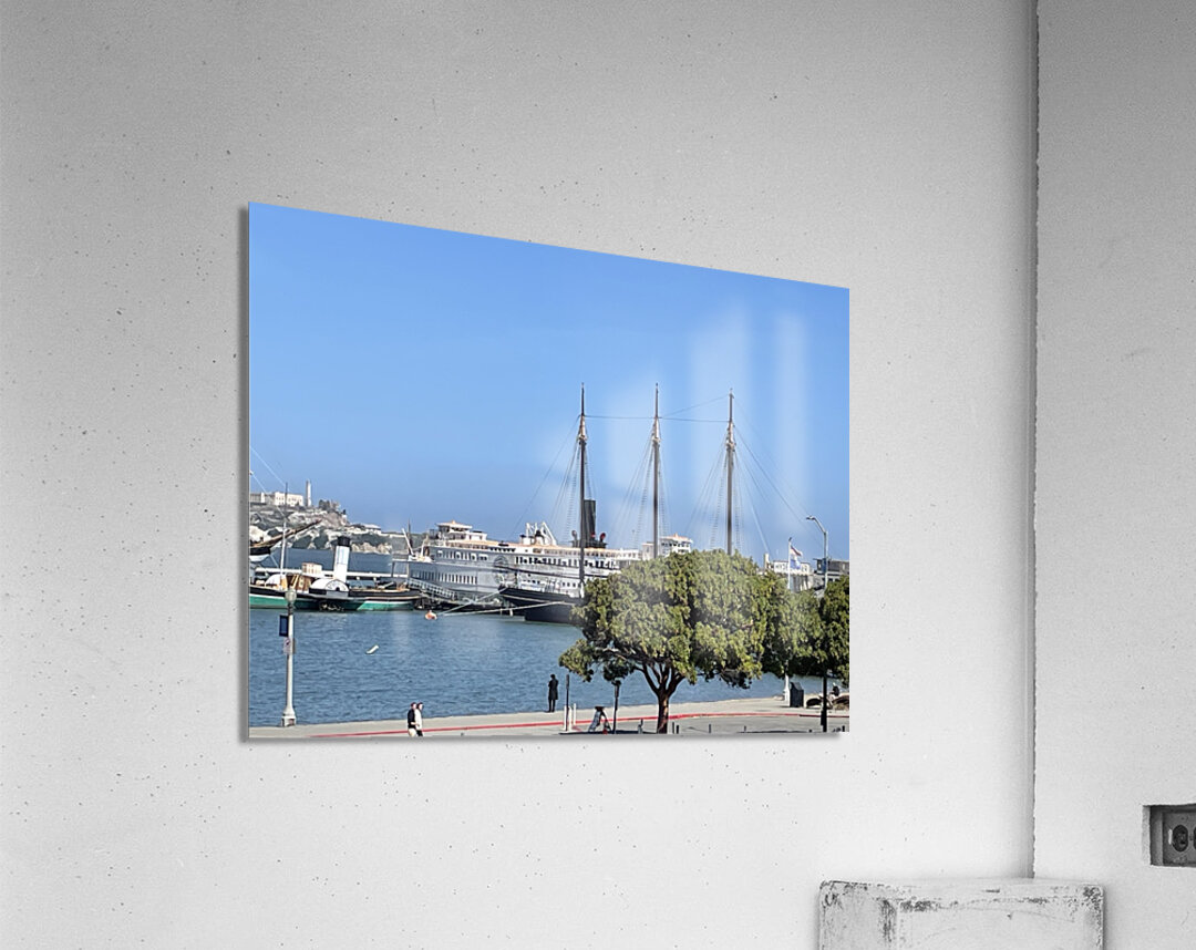 Maritime Boats on San Francisco Bay - 2 Acrylic Print