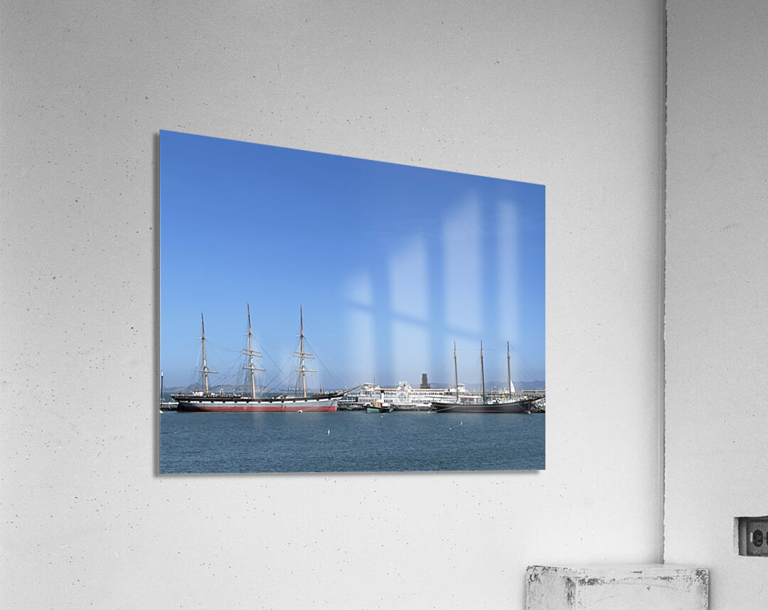 Maritime Boats on San Francisco Bay - 2 Acrylic Print