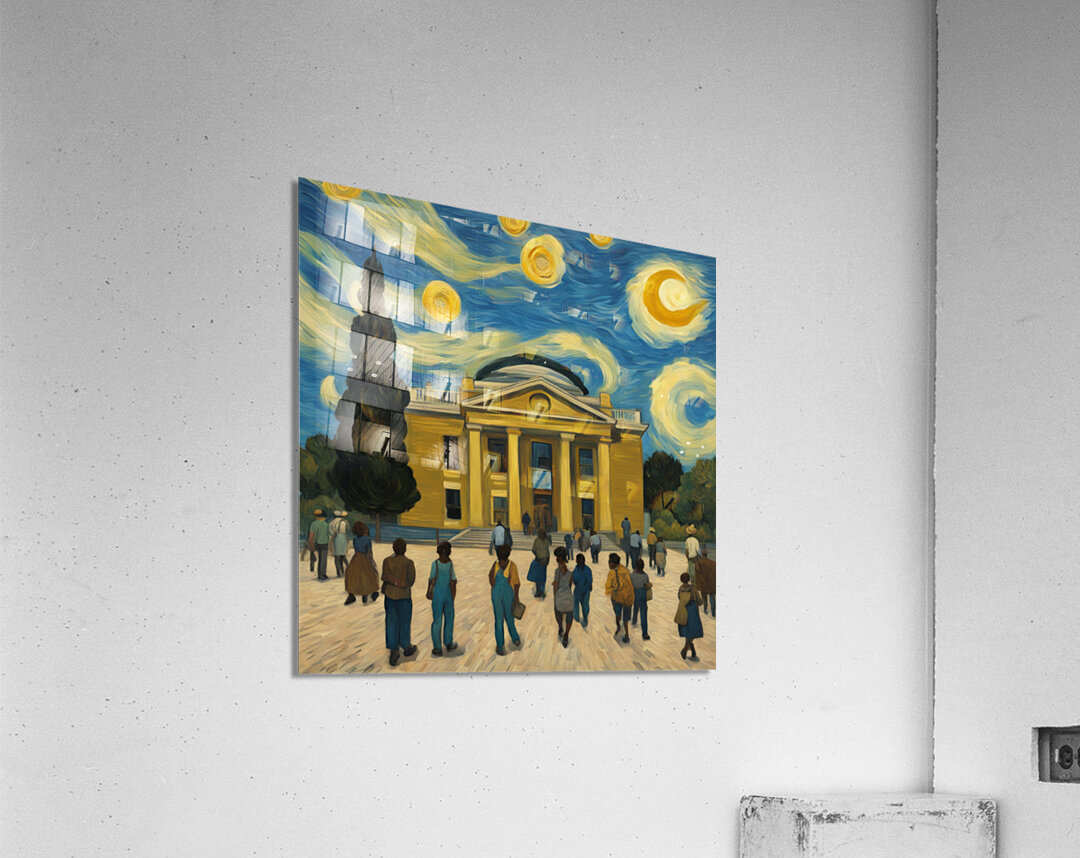 Walking to View Their History Acrylic Print