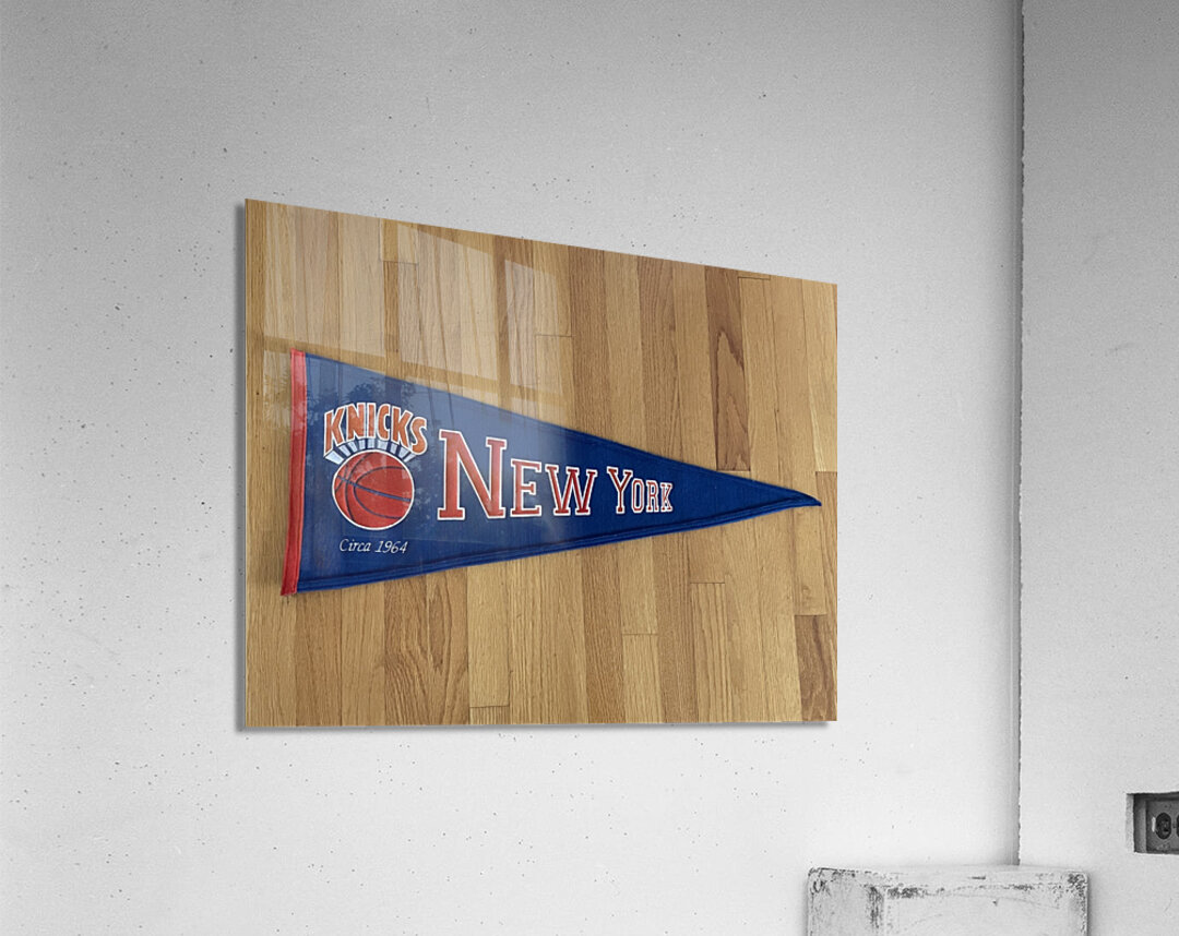 New York Knicks Vintage Banner Acrylic Print