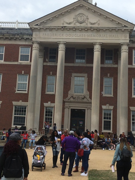 Howard University Frederick Douglass Hall - Homecoming 2019 Print