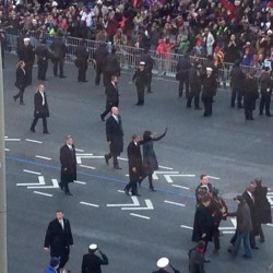Barack & Michelle Obama Inaguration Walk 2013 -2