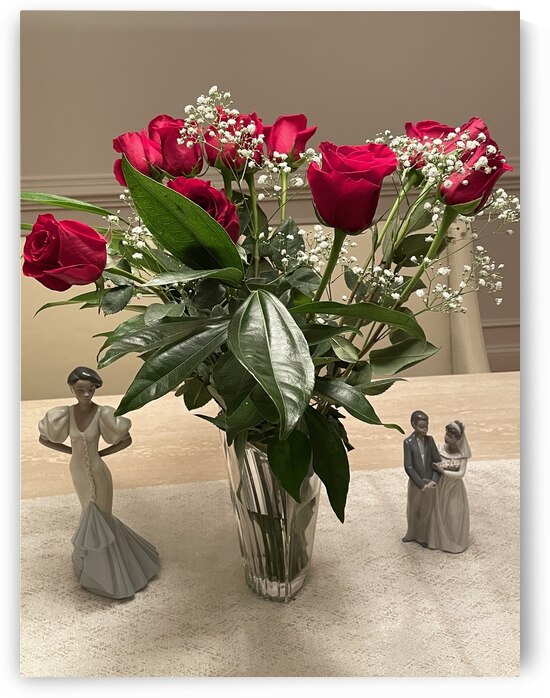 Dinner Table Roses by mouserack
