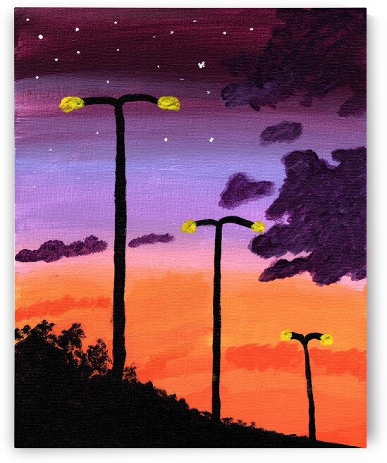 Night Lights and The Horizon by mouserack