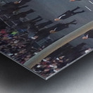 Barack & Michelle Obama Inaguration Walk 2013 -2 Metal print