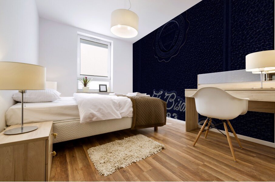 The Bison 1983 Mural print