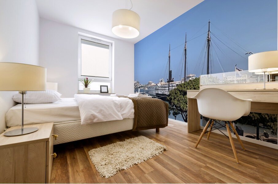 Maritime Boats on San Francisco Bay - 2 Mural print