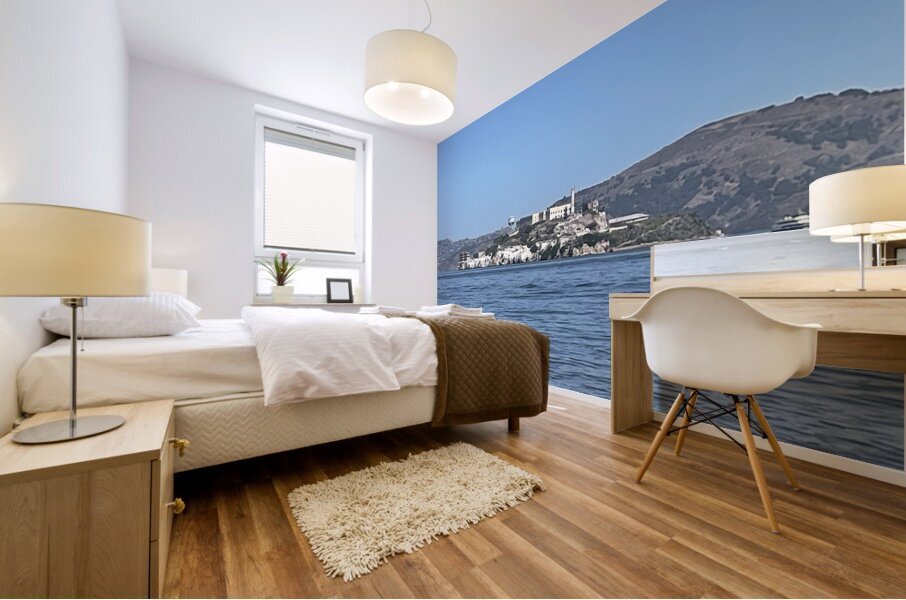Alcatraz Island - San Francisco Mural print
