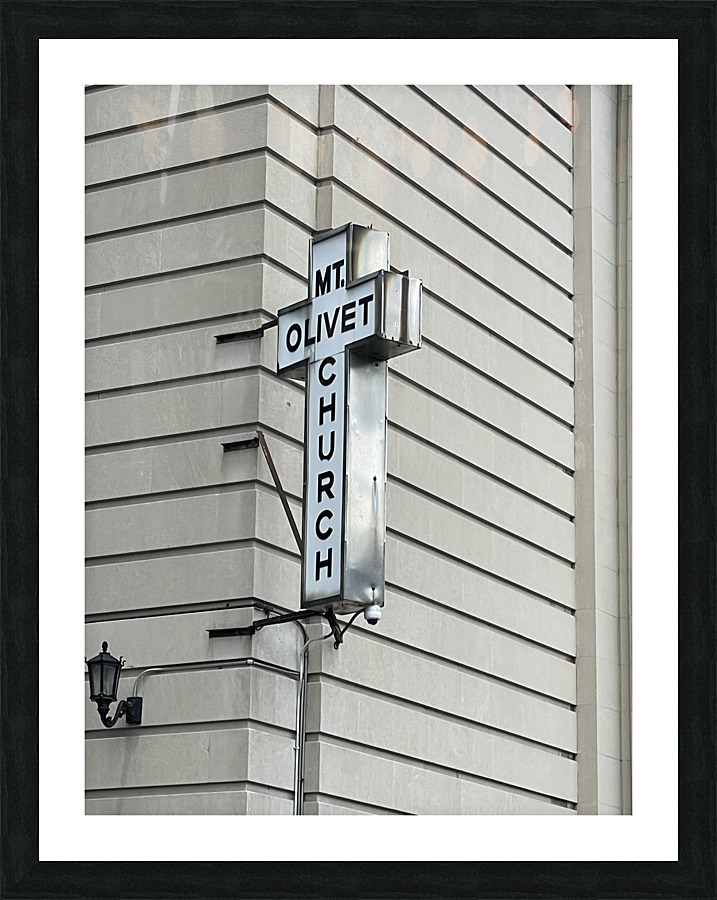 MT. Olivet Church Picture Frame print
