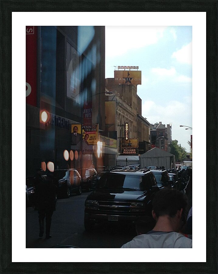 The Obamas @ HAMILTON Picture Frame print