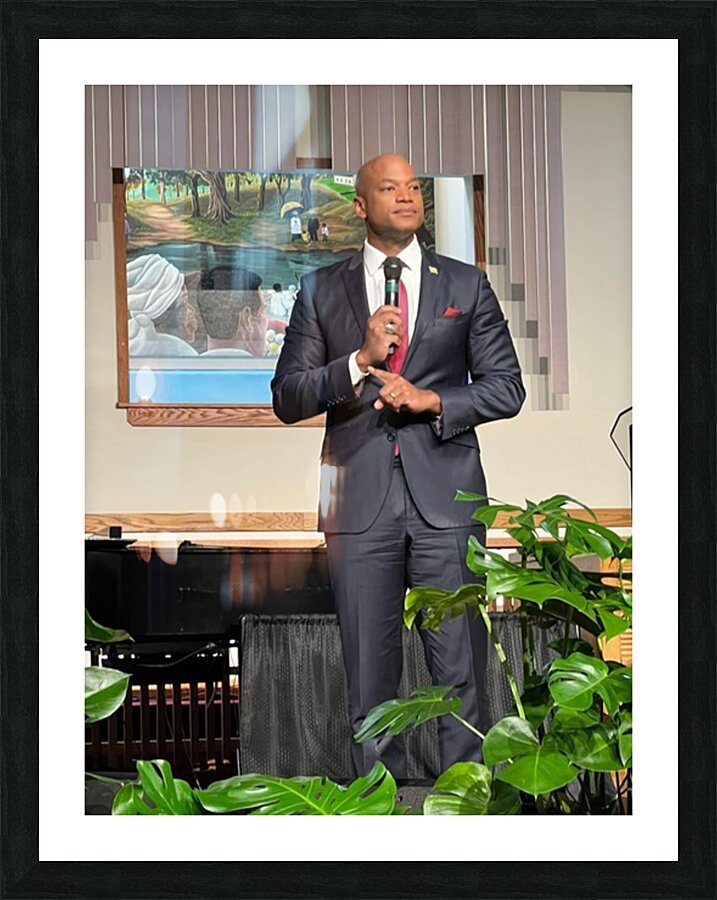 Wes Moore Picture Frame print