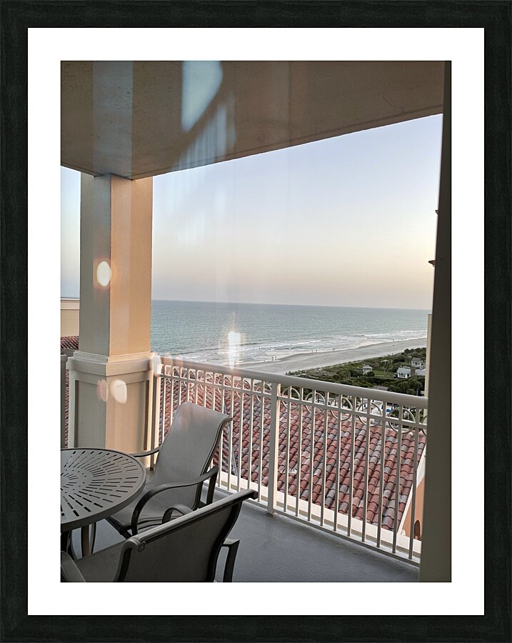 Myrtle Beach from The Balcony Picture Frame print