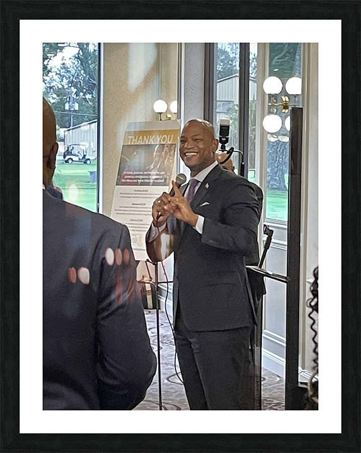 Wes Moore 1 Picture Frame print