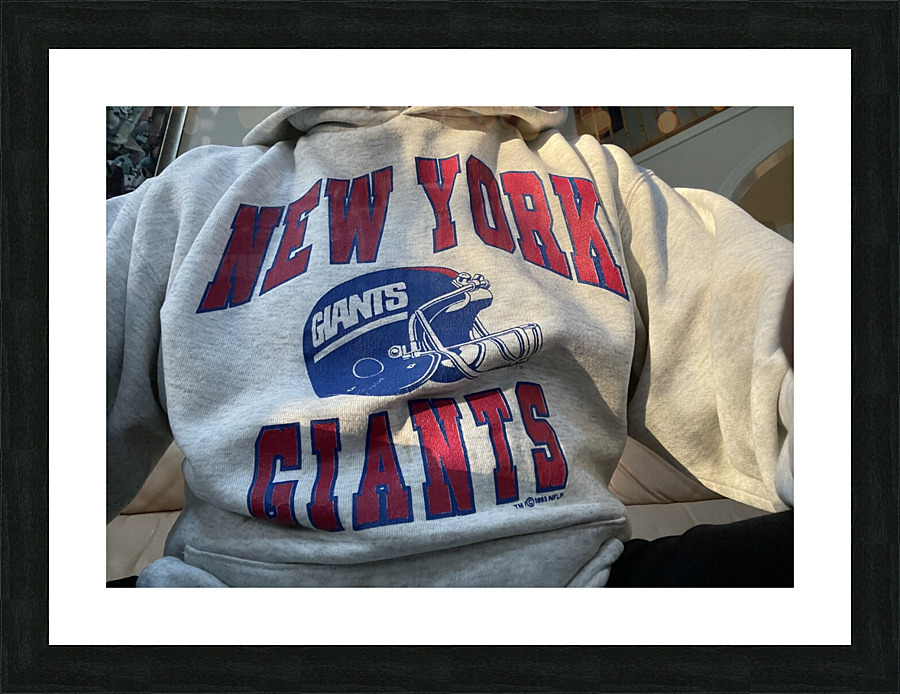 NYG Hoodie Picture Frame print
