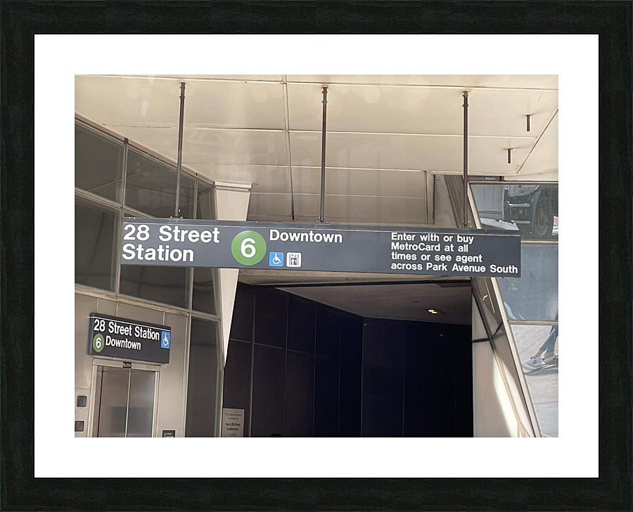 28th Street Station in NYC Picture Frame print