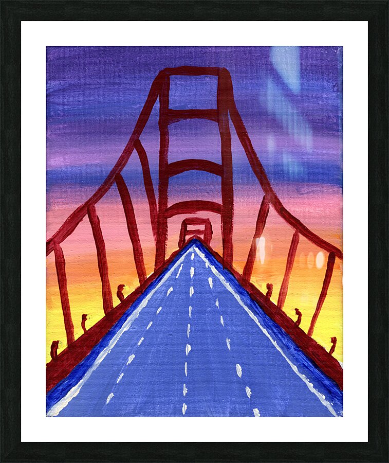 The Bridge Picture Frame print