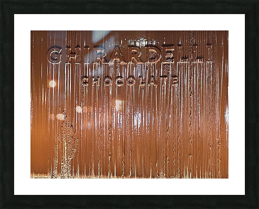 Ghirardelli Live Chocolate Drip Picture Frame print
