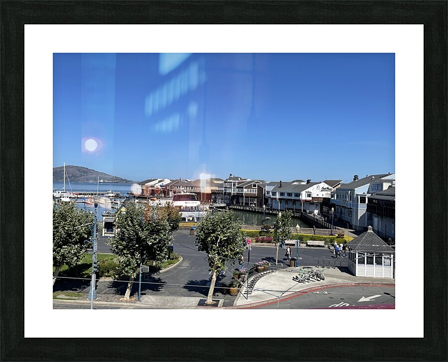 Pier 39 at Fishermans Wharf - San Francisco Picture Frame print