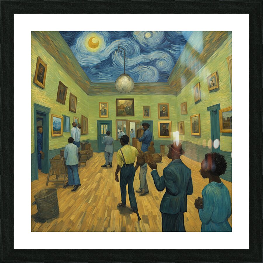 Viewing Their History Picture Frame print