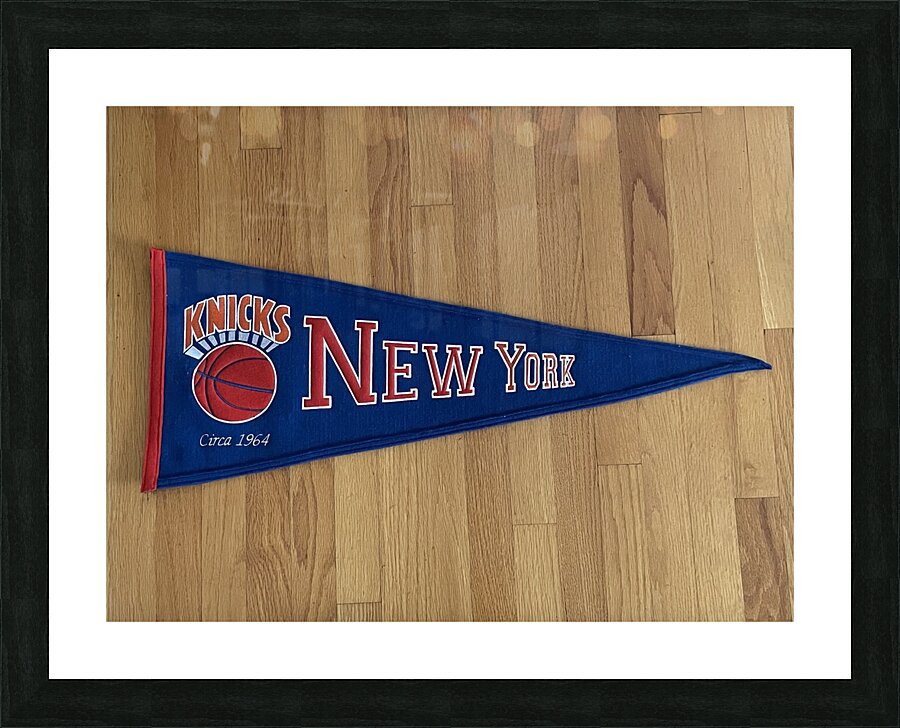 New York Knicks Vintage Banner Picture Frame print