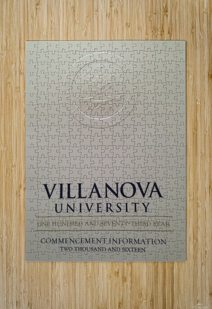 Villanova Commencement 2016 mouserack Puzzle printing