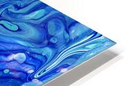 Abstract Blue HD Metal print