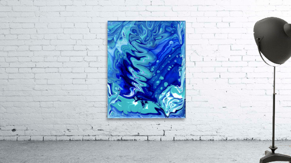 Abstract Blue Wall Preview