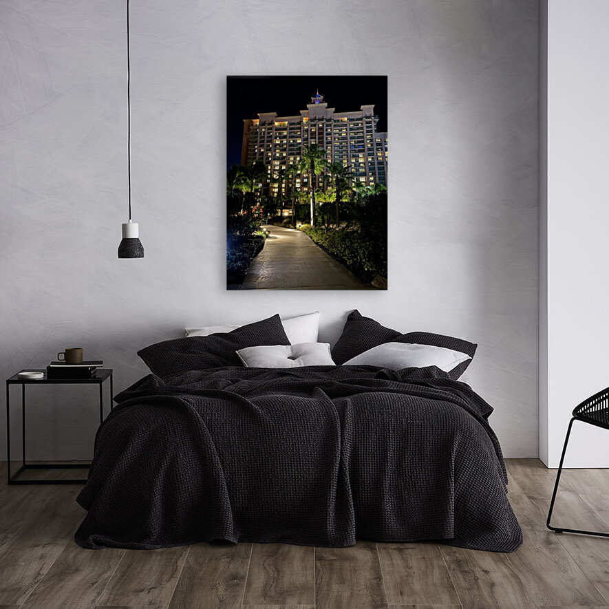 Bahamas Resort at Night Reproduction