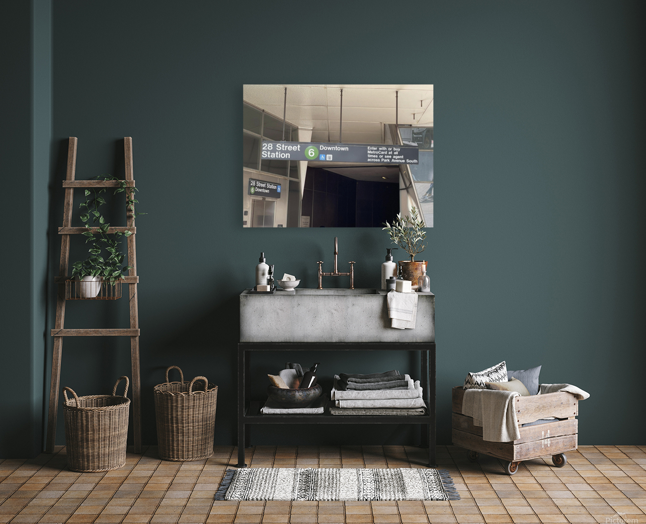 28th Street Station in NYC Reproduction