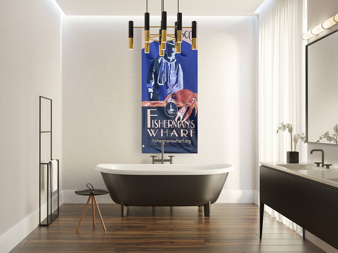 Fishermans Wharf - San Francisco Reproduction