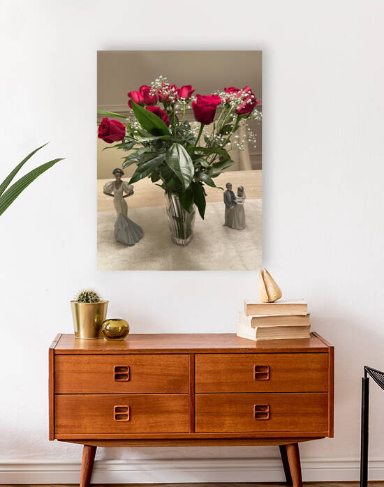 Dinner Table Roses by mouserack