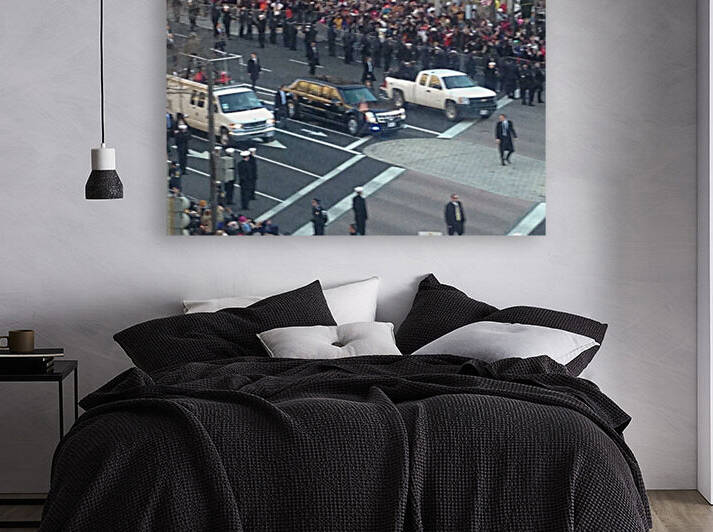 Barack & Michelle Obama Inaguration Walk 2013 -1 by mouserack