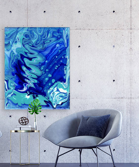 Abstract Blue by mouserack