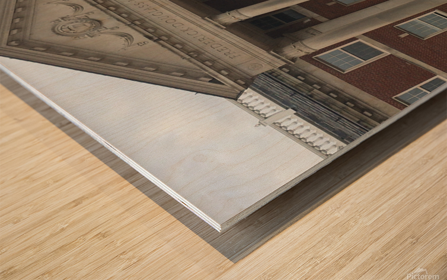 Howard University Frederick Douglass Hall - Homecoming 2019 Wood print