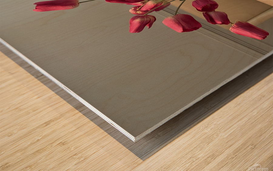 Dinner Table Agrangement Wood print