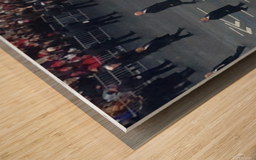 Barack & Michelle Obama Inaguration Walk 2013 - 3 Wood print