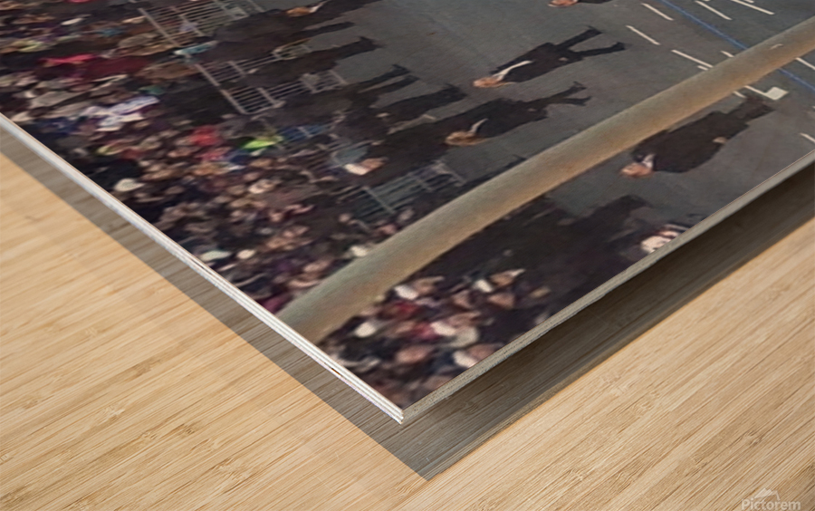 Barack & Michelle Obama Inaguration Walk 2013 -2 Wood print