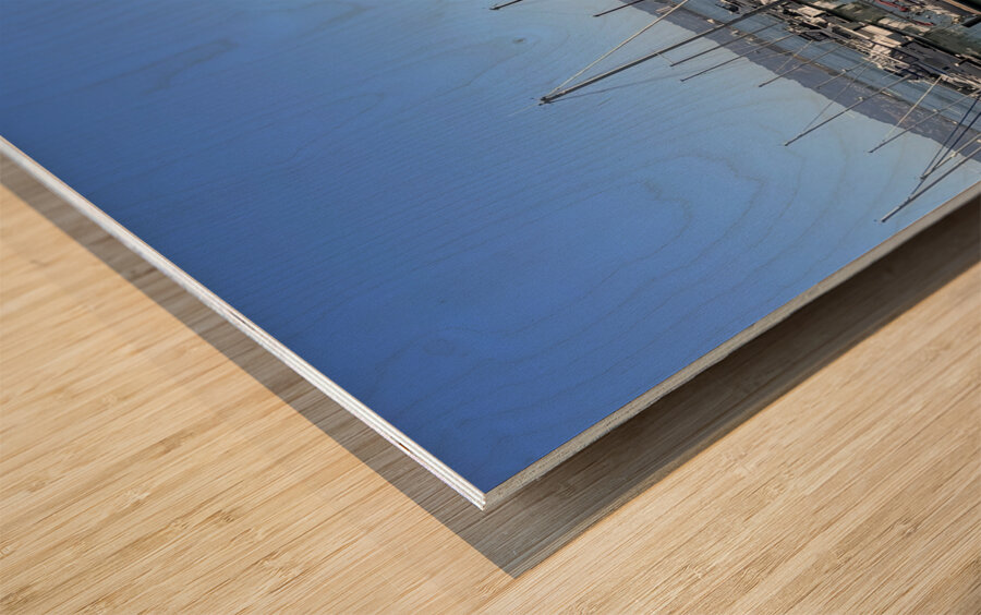 The Marina at Fishermans Wharf - San Francisco - 2 Wood print