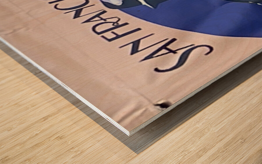 Fishermans Wharf - San Francisco Wood print