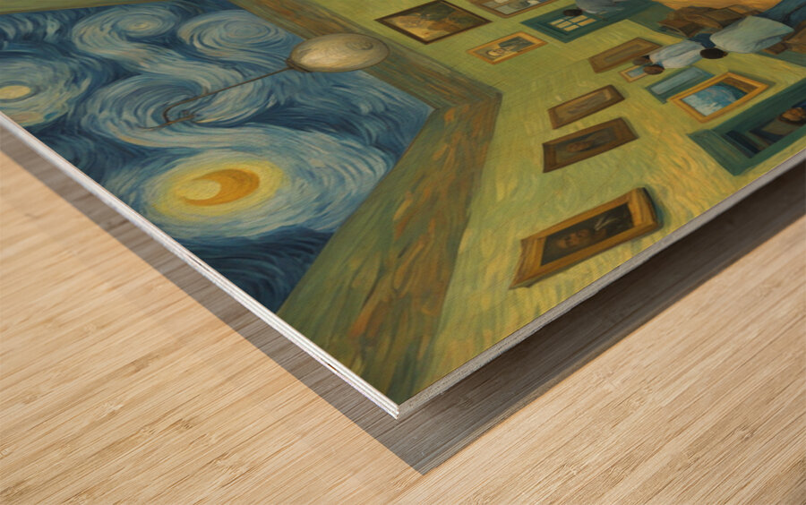 Viewing Their History Wood print