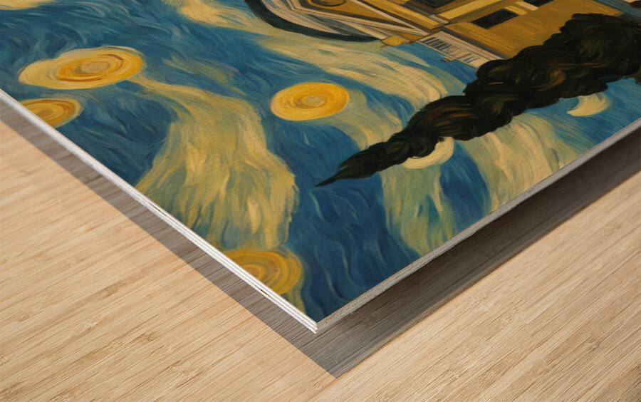 Walking to View Their History Wood print